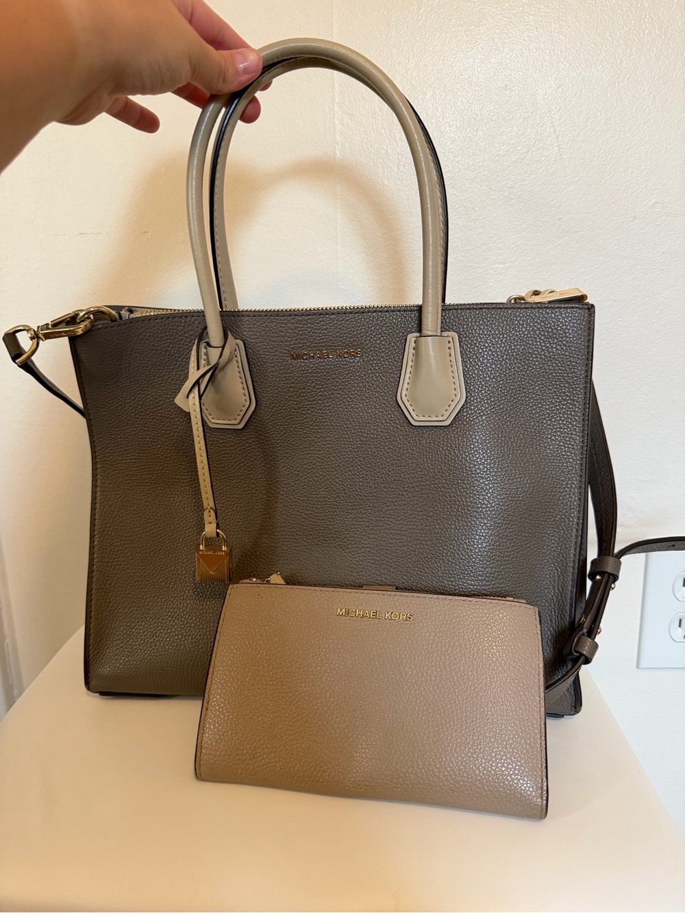 Michael Kors Large Mercer Tote w/ Wallet